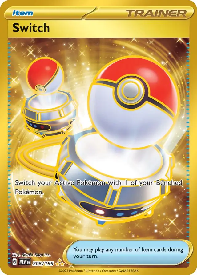 Switch Pokemon card from Pokemon Card 151