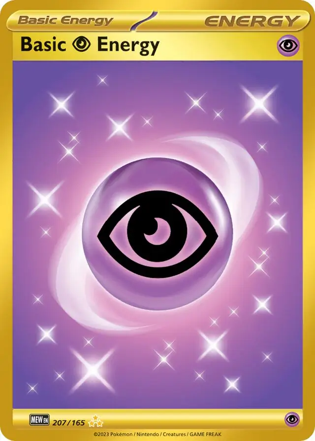 Basic Psychic Energy Pokemon card from Pokemon Card 151