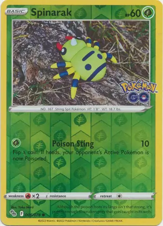 Spinarak Reverse Holo