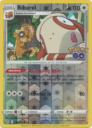 Bibarel Reverse Holo