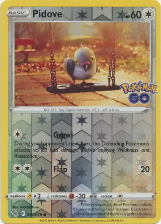 Pidove Reverse Holo
