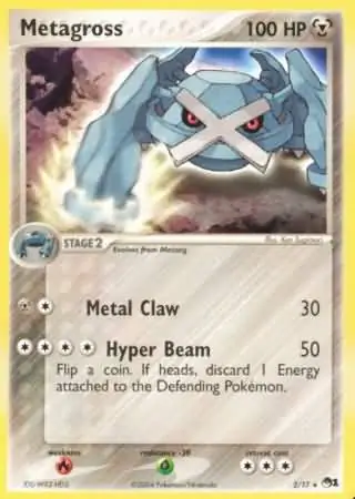 Metagross Pokemon card from Pop Series 1