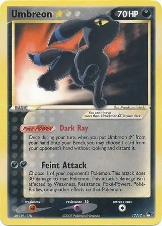 Umbreon Gold Star