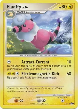 Flaaffy Pokemon card from Pop Series 7