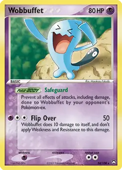 Wobbuffet Pokemon card from Power Keepers