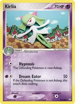 Kirlia Pokemon card from Power Keepers