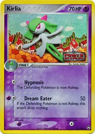 Kirlia Reverse Holo Pokemon card from Power Keepers
