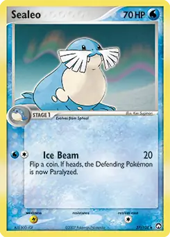 Sealeo Pokemon card from Power Keepers