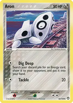 Aron Pokemon card from Power Keepers