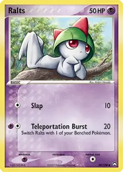 Ralts Pokemon card from Power Keepers