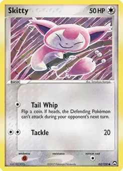 Skitty Pokemon card from Power Keepers