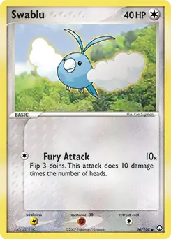 Swablu Pokemon card from Power Keepers