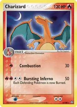 Charizard Holo Pokemon card from Power Keepers