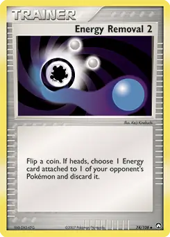 Energy Removal 2 Pokemon card from Power Keepers