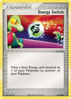 Energy Switch Pokemon card from Power Keepers