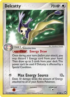 Delcatty Holo Pokemon card from Power Keepers