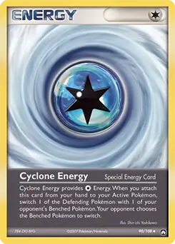 Cyclone Energy Pokemon card from Power Keepers