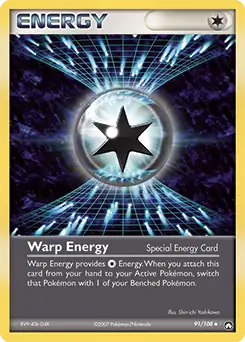 Warp Energy Pokemon card from Power Keepers