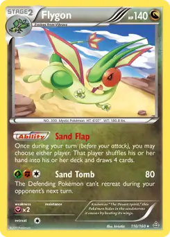 Flygon Pokemon card from Primal Clash
