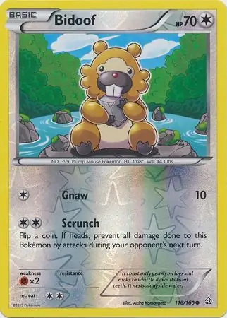 Bidoof Reverse Holo