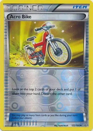 Acro Bike Reverse Holo Pokemon card from Primal Clash