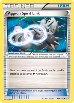 Aggron Spirit Link Pokemon card from Primal Clash