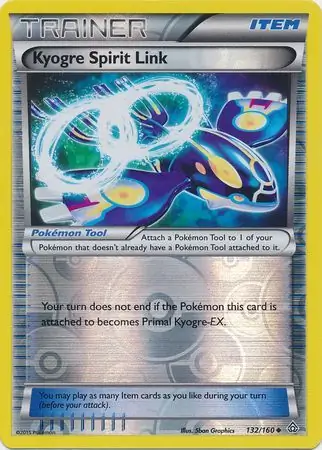 Kyogre Spirit Link Reverse Holo