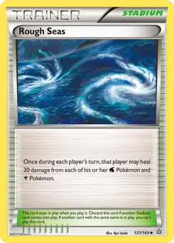 Rough Seas Pokemon card from Primal Clash