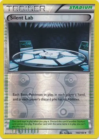 Silent Lab Reverse Holo Pokemon card from Primal Clash
