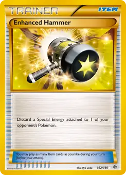 Enhanced Hammer Secret Pokemon card from Primal Clash