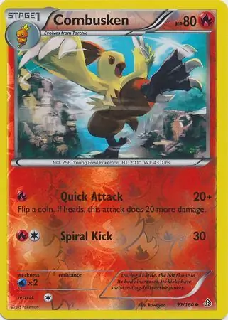 Combusken Reverse Holo
