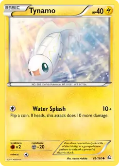 Tynamo Pokemon card from Primal Clash