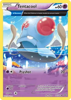 Tentacool Pokemon card from Primal Clash