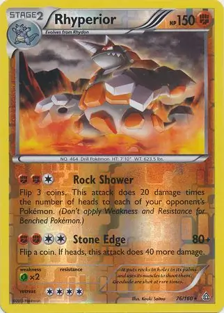 Rhyperior Reverse Holo
