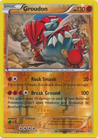 Groudon Reverse Holo