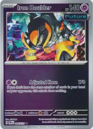 Iron Boulder Reverse Holo