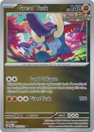 Great Tusk Reverse Holo