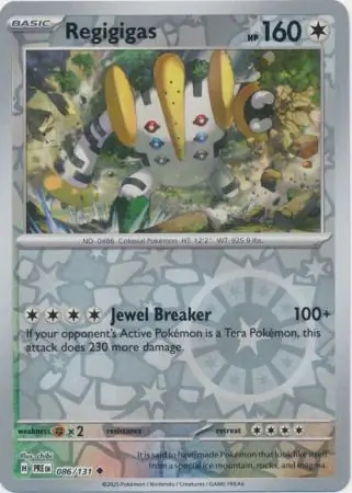 Regigigas Reverse Holo