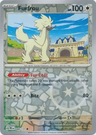 Furfrou Reverse Holo