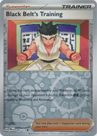 Black Belt's Training Reverse Holo