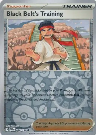 Black Belt's Training Reverse Holo