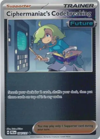 Ciphermaniac's Codebreaking Reverse Holo