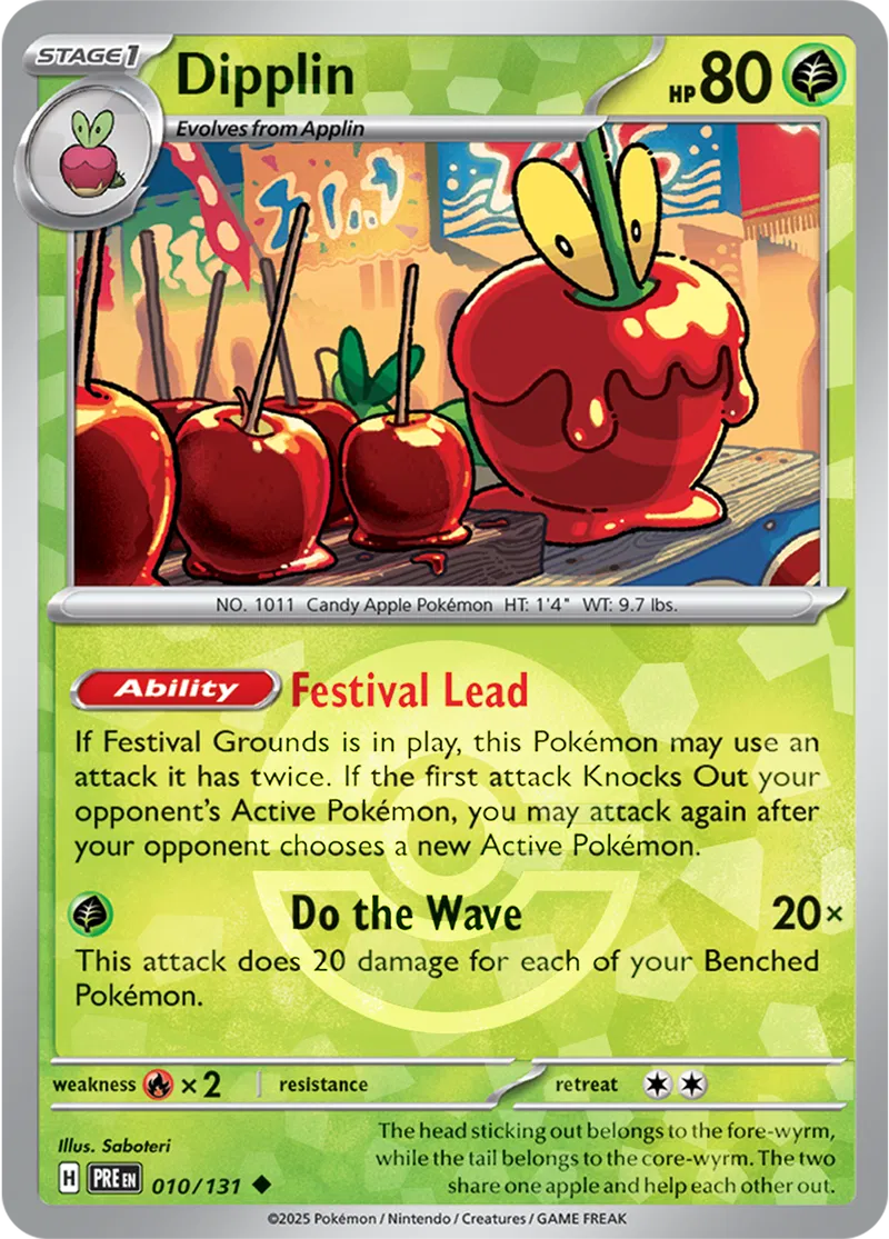 Dipplin Poke ball Holo