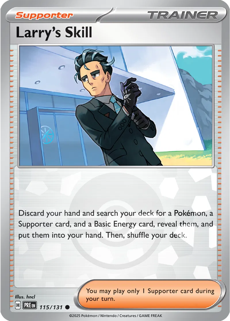 Larry's Skill Poke ball Holo