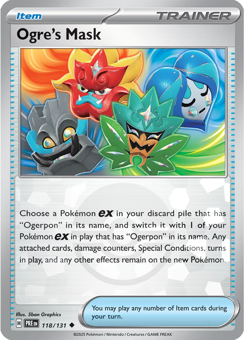 Ogre's Mask Poke ball Holo