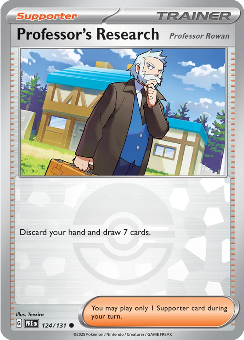 Professor's Research Rowan Poke ball Holo