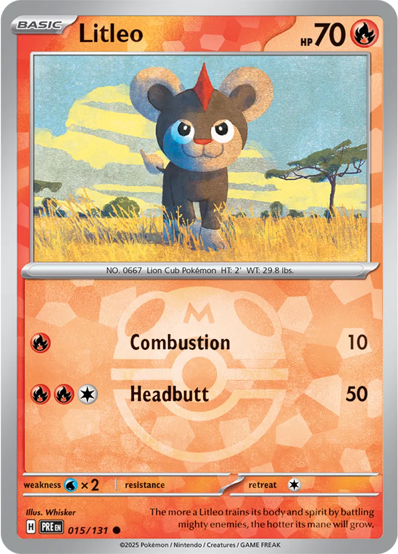 Litleo Master Ball Holo