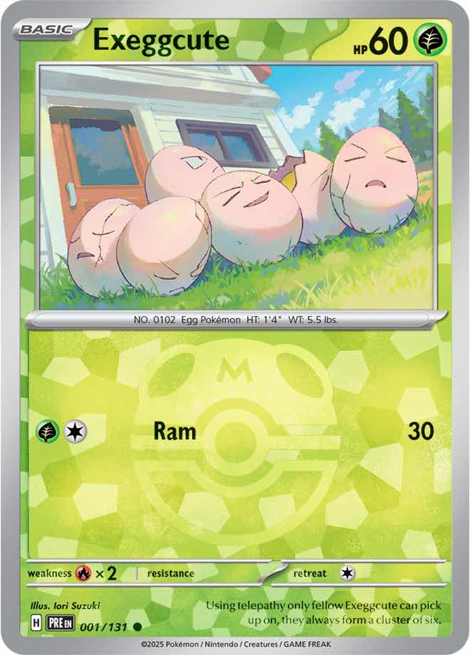 Exeggcute Master Ball Holo