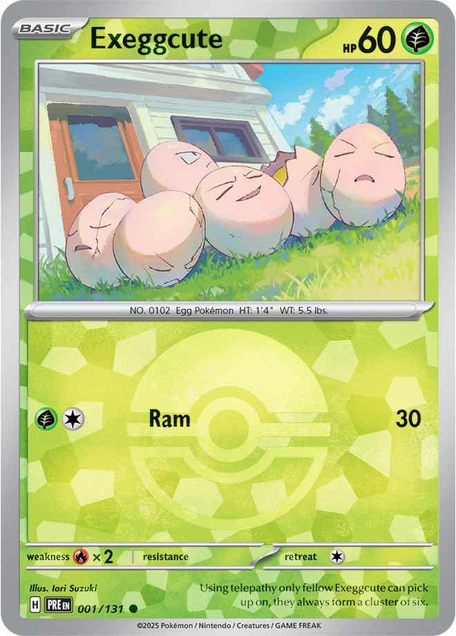 Exeggcute Poke ball Holo