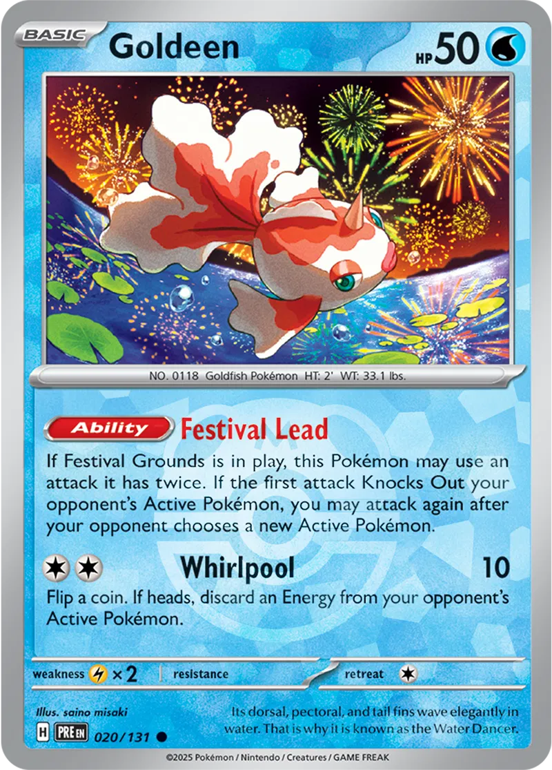 Goldeen Master Ball Holo